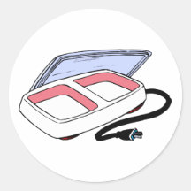 Grafisch het voedselverwarmingstoestel van het bab sticker