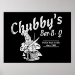 Grappig Mollig Poster