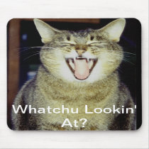 Grappige Vette Kat Mousepad
