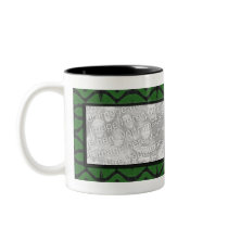 groen zwart fotokader