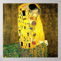 Gustav Klimt - het Poster van de Kus