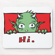 "Hallo." Monster - Mousepad