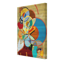 Het abstracte Canvas van de Kunst