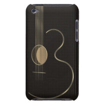 Het akoestische Embleem van de Gitaar Ipod Touch Hoesje
