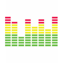 Het AudioGeluid van de equaliser