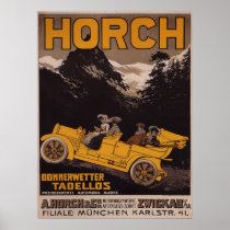 Het Automobiele Poster van de Reclame HORCH