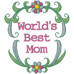 Het Beste Mamma Geborduurde Overhemd van de wereld geborduurde t-shirts