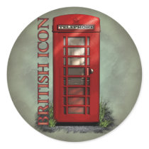 Het Britse Rode Blad van de Sticker van de Telefoo