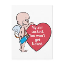 Het Doel van de grappige Cupido zuigt T-shirts en 
