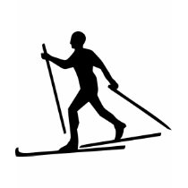 Het dwars Ski?en van het Land