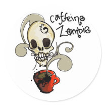 Het Embleem van de Sticker van de zombie