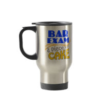 Het Examen van de bar - Stuk van Cake Koffie Mokken