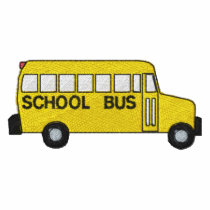 Het Geborduurde Overhemd van de school Bus