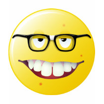 Het Gezicht van Smiley van Nerd