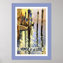 Het Grote Poster van de vintage Reis van Venetië I