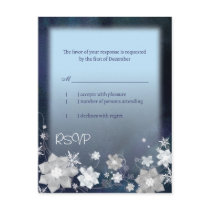 Het Huwelijk RSVP van SnowFlowers van BridalHeaven