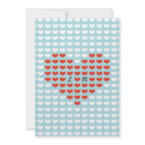 Het Huwelijk van de Harten van de valentijnskaart  Persoonlijke Uitnodiging