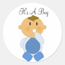 Het is een Jongen (4) Stickers