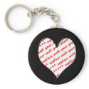Het Kader van de Foto van de valentijnskaart zazzle_keychain