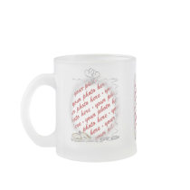 Het Kader van het huwelijk met Ringen & Linten Koffie Mok