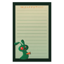 Het Konijntje van de zombie Briefpapier Ontwerp