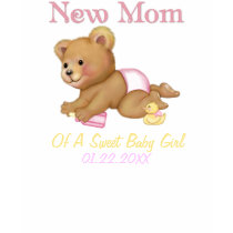 Het kruipen Teddy - Nieuw Mamma van Meisje - past 