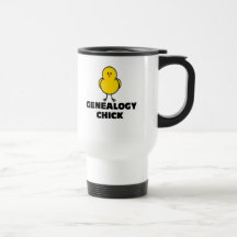 Het Kuiken van de genealogie Koffie Bekers