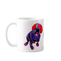 Het lachen Pug de Mok van de Clown