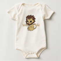 Het leuke Overhemd van het Baby van de Leeuw