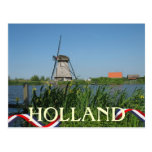 Het Nederlandse Briefkaart van de Bloemen van de W Wenskaart
