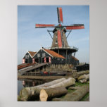 Het Nederlandse Poster van de Zaagmolen