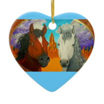 Het Ornament van paarden door Hefboom Wilson