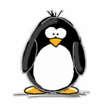 Het Overhemd van de Cartoon van de pinguïn