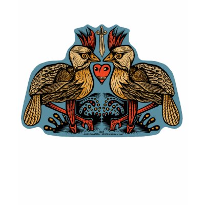 Het Overhemd van de Liefde van de vogel door monkeyink