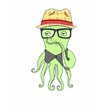 Het Overhemd van de Mensen van de Octopus van Hips