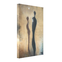 Het paar gallerij wrap canvas
