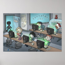 Het Poster van de Koffie van Internet van Forumwar