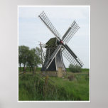 Het Poster van de windmolen