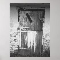 Het Poster van het Huis van het landbouwbedrijf "v