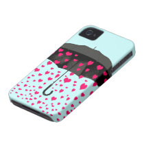 Het regenen harteniphone 4 dekking