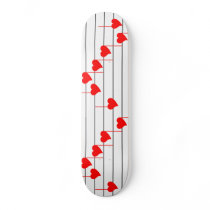 Het Skateboard van de Nota's van Love'n