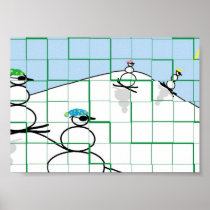 Het ski?en afdruk