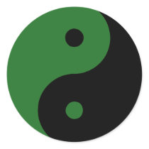 Het Teken Chinese Groene Taijitu van het Taoïsme v