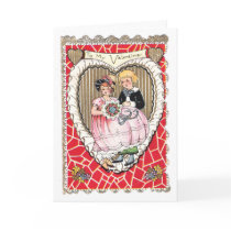 Het vintage Beeld van de Valentijnskaart