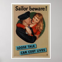 Het Vintage Poster van WO.II