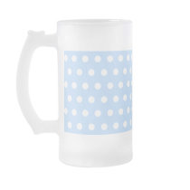 Het witte en Blauwe Patroon van de Stip. Spotty. Bekers