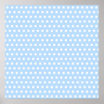 Het witte en Blauwe Patroon van de Stip. Spotty. Afdruk