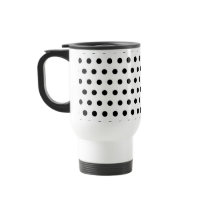 Het zwart-witte Patroon van de Stip. Spotty. Mok