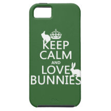 Houd de Kalme en Konijntjes van de Liefde - alle k iPhone 5 Cases
