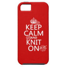 Houd Kalm en brei - alle kleuren iPhone 5 Case-Mate Hoesjes